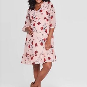 knee length maternity dress